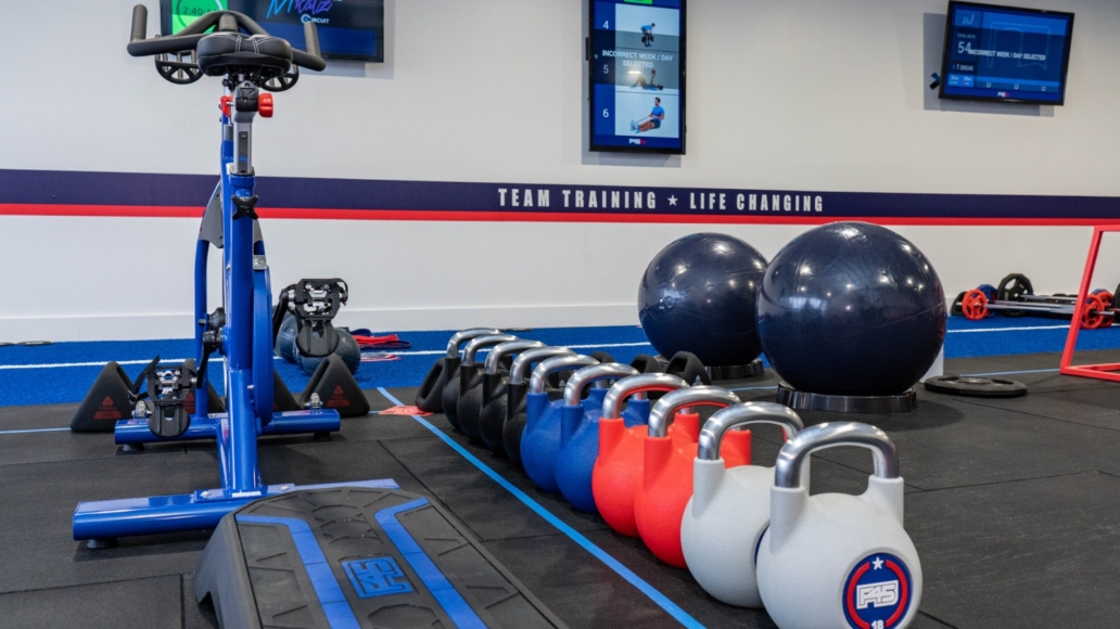 Weights at a gym