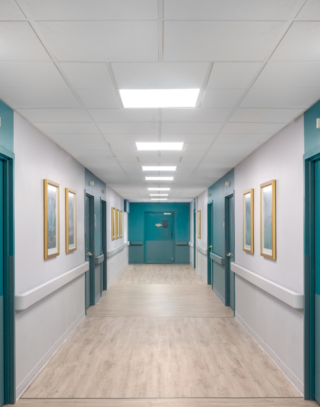 hallway of healthcare facility